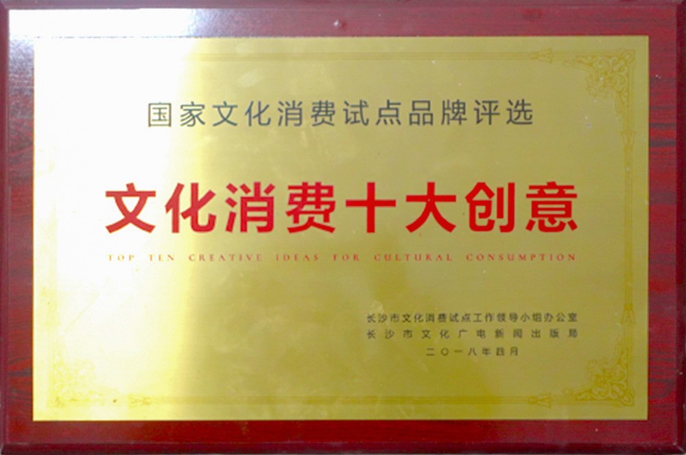 国家文化消费十大创意品牌